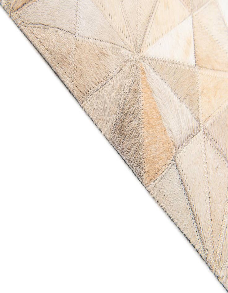 Detail image of  6' 8 x 9' 8 Cowhide Stocks Rug