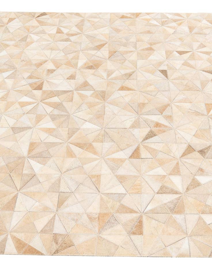 Detail image of  4' 9 x 6' 6 Cowhide Stocks Rug