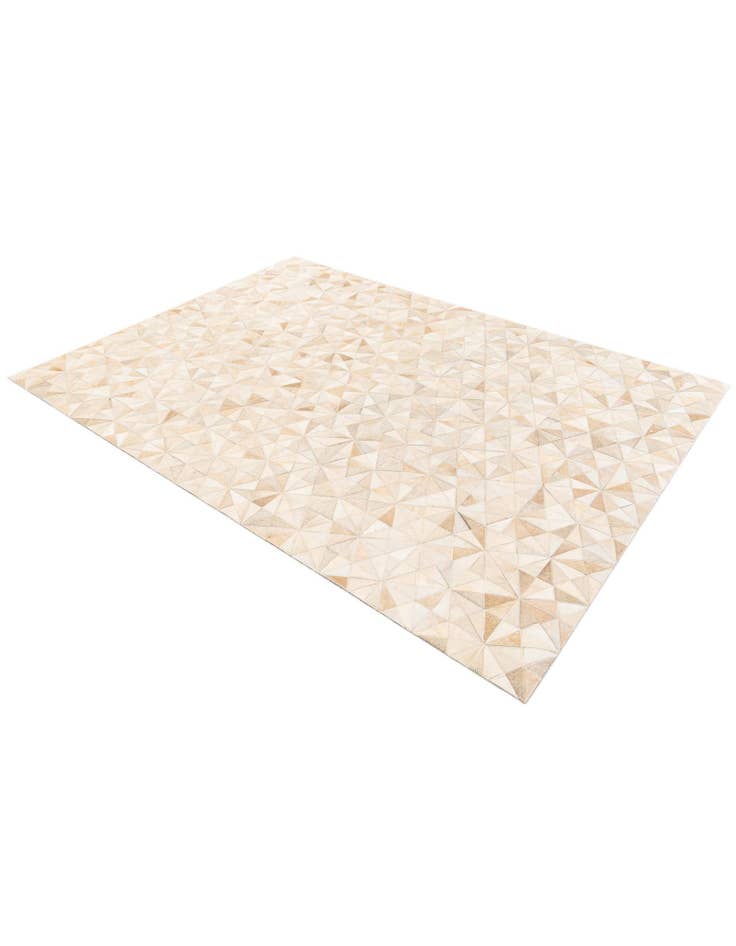 Detail image of  4' 8 x 6' 7 Cowhide Stocks Rug