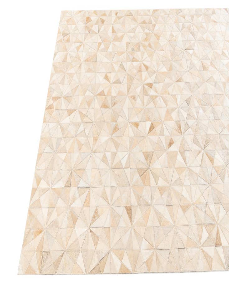 Detail image of  4' 8 x 6' 7 Cowhide Stocks Rug