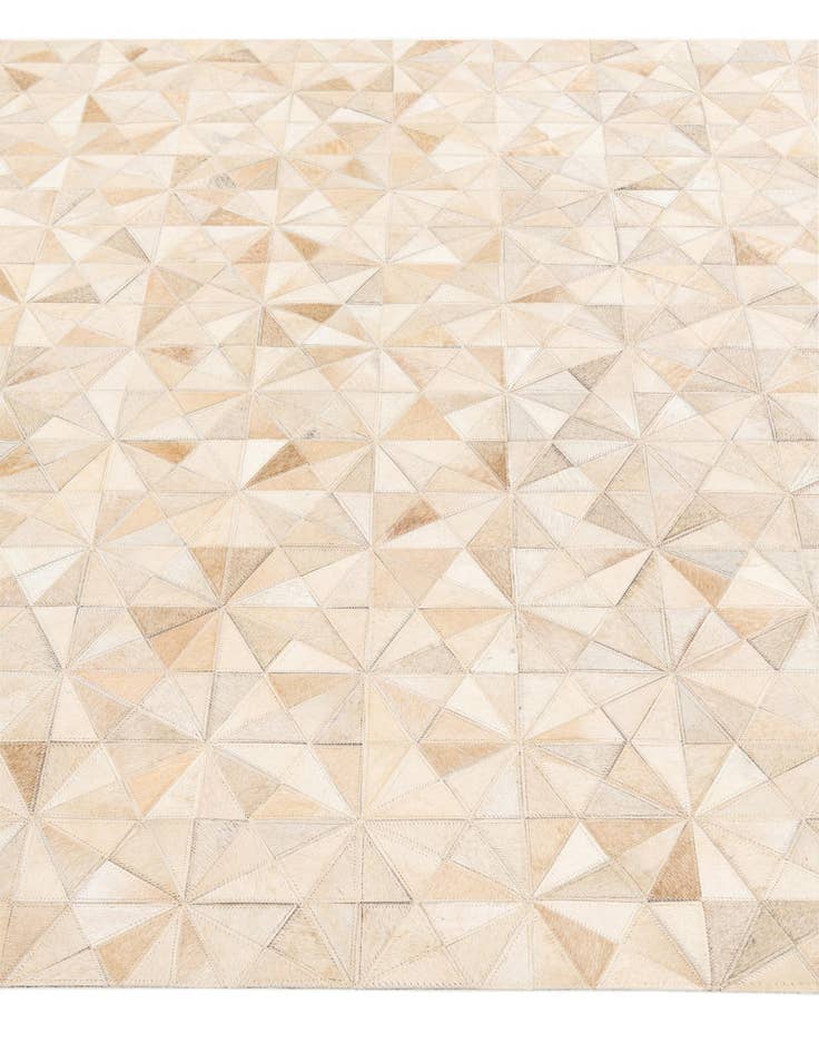 Detail image of  4' 8 x 6' 7 Cowhide Stocks Rug