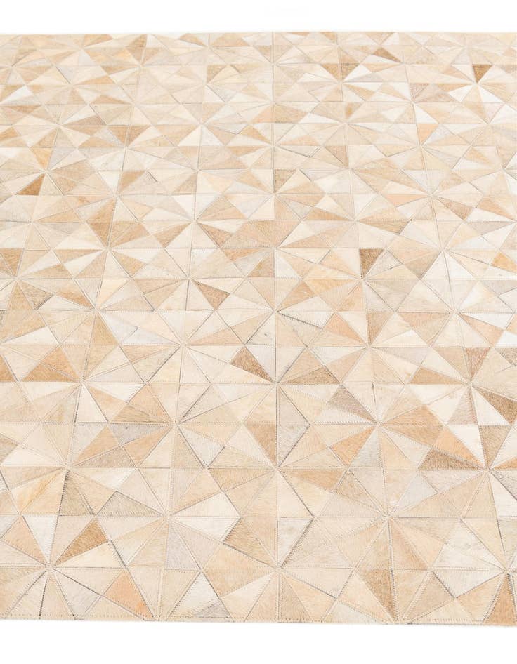 Detail image of  4' 8 x 6' 7 Cowhide Stocks Rug