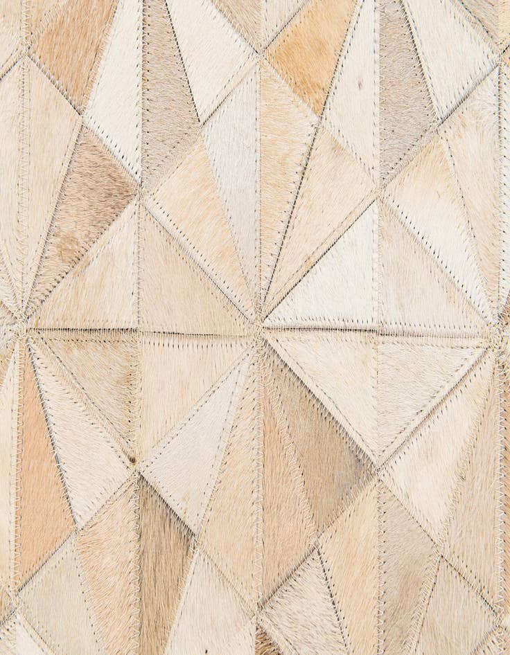 Detail image of  4' 8 x 6' 7 Cowhide Stocks Rug