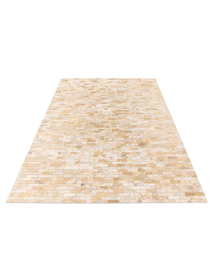 Detail image of  4' 9 x 6' 7 Cowhide Stocks Rug