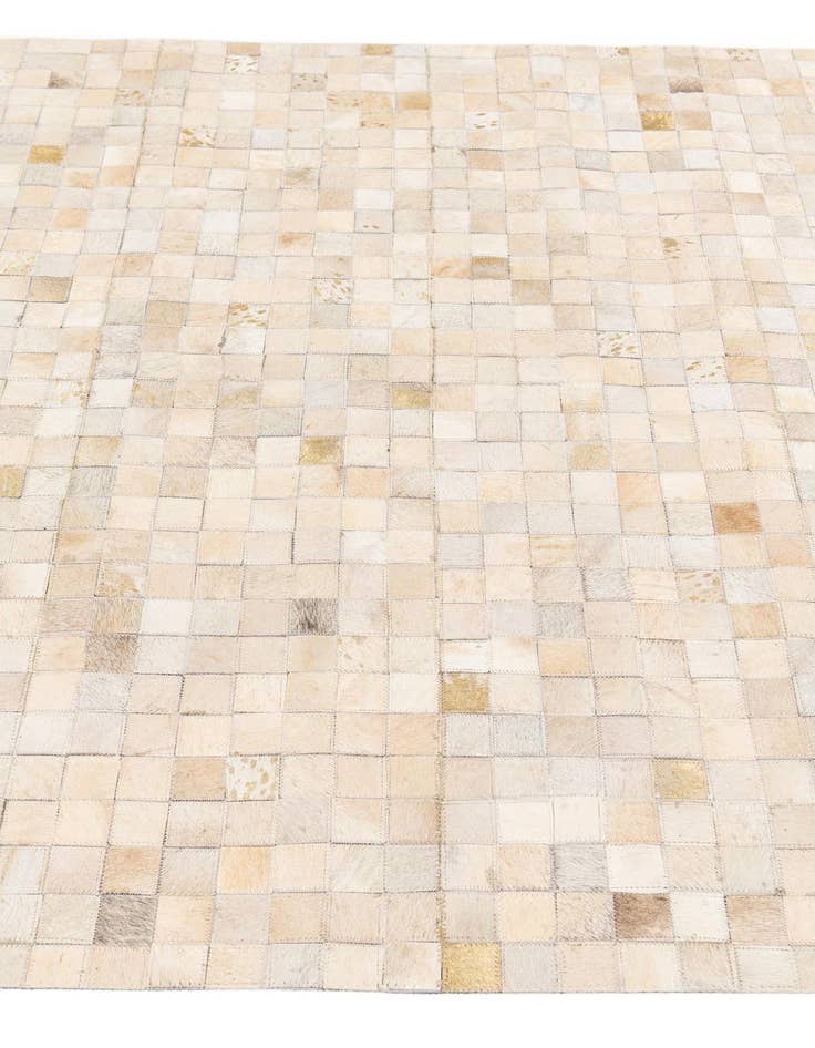 Detail image of  4' x 5' 6 Cowhide Stocks Rug