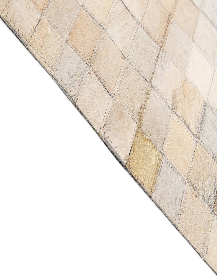 Detail image of  4' x 5' 6 Cowhide Stocks Rug