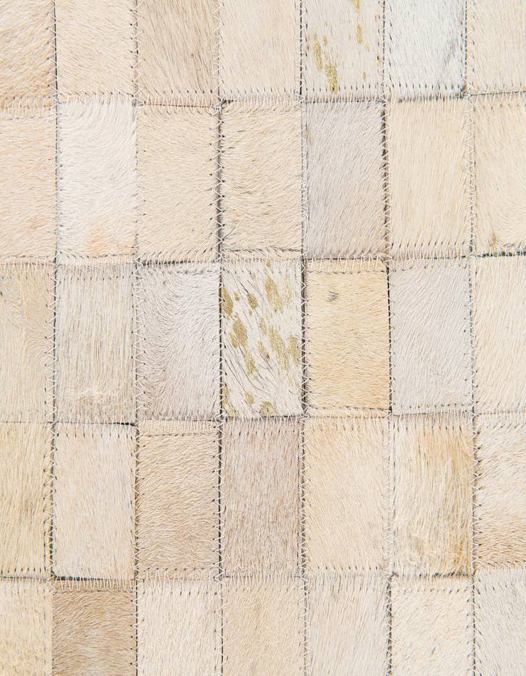 Detail image of  4' x 5' 6 Cowhide Stocks Rug