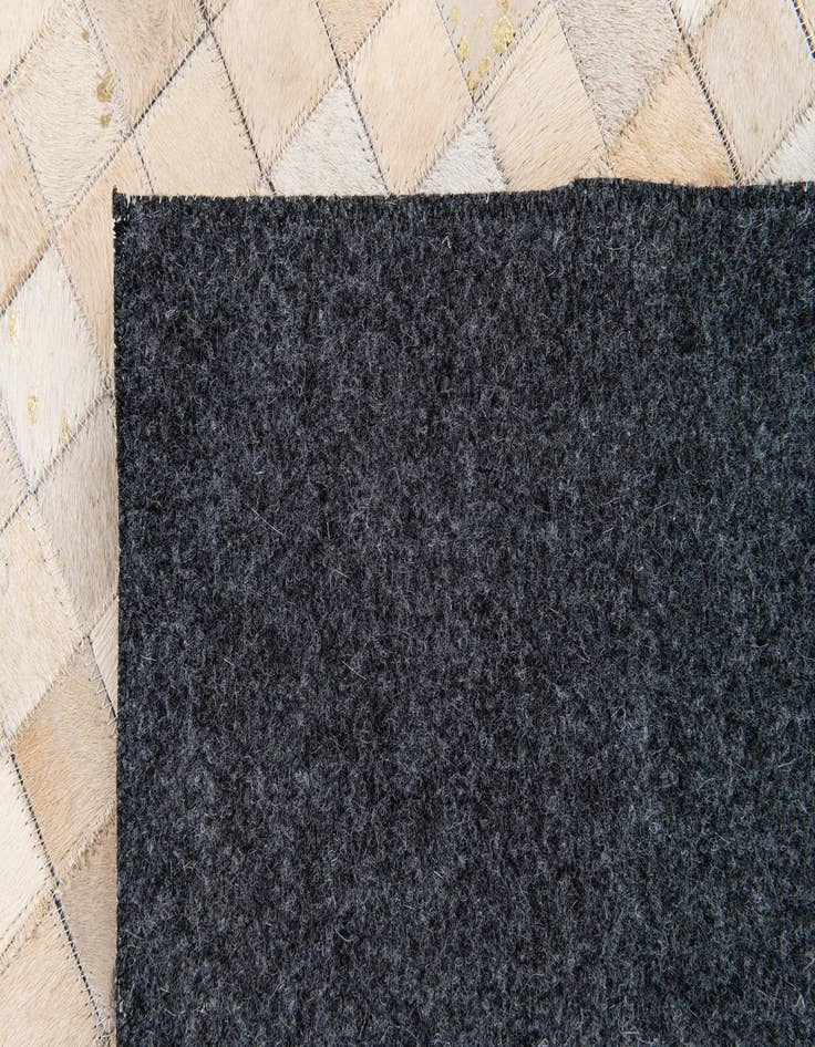 Detail image of  4' x 5' 6 Cowhide Stocks Rug