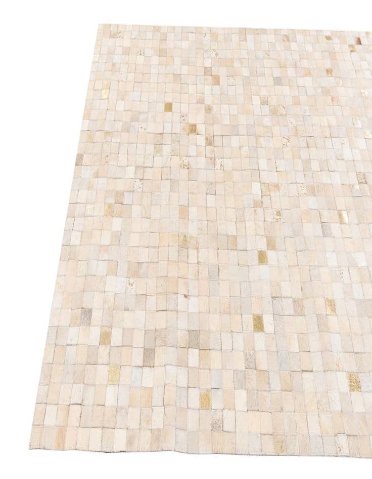 Detail image of  4' 1 x 5' 7 Cowhide Stocks Rug