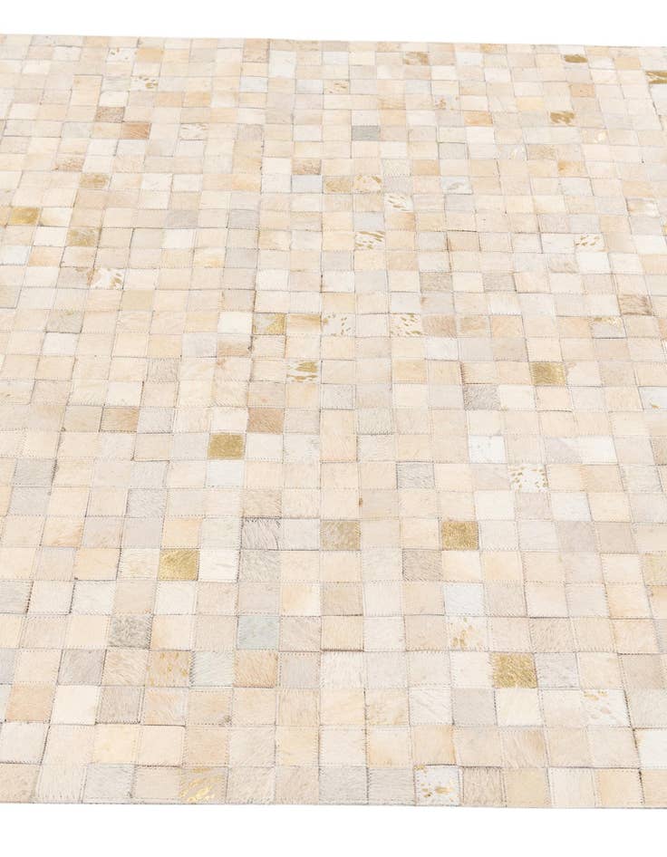 Detail image of  4' 1 x 5' 7 Cowhide Stocks Rug