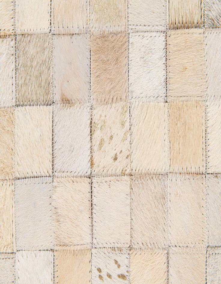 Detail image of  4' 1 x 5' 7 Cowhide Stocks Rug