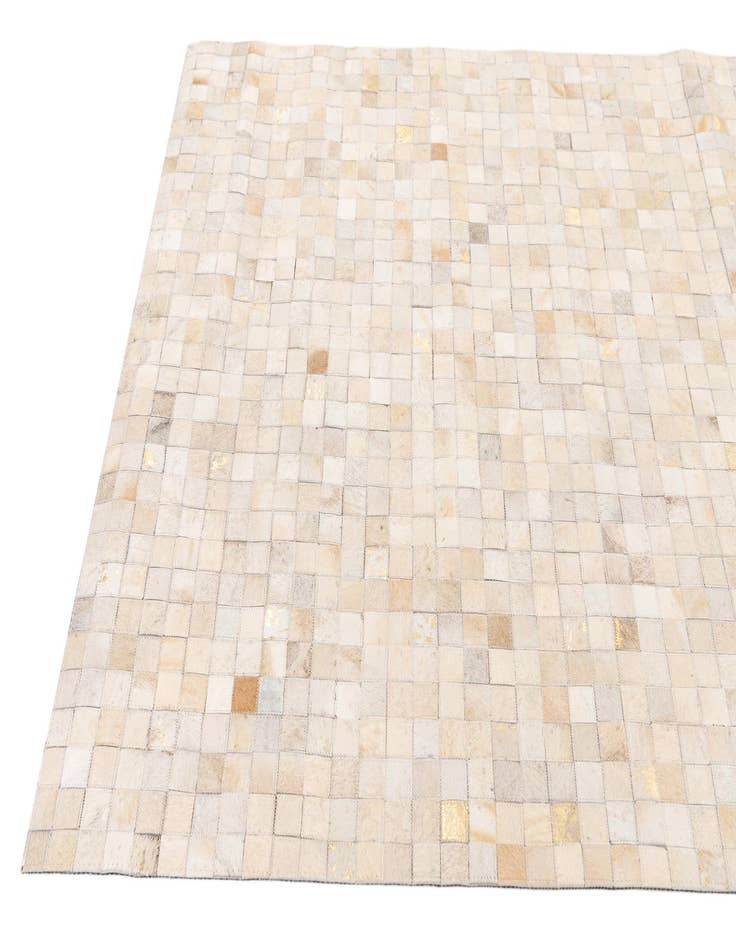 Detail image of  4' 1 x 5' 8 Cowhide Stocks Rug