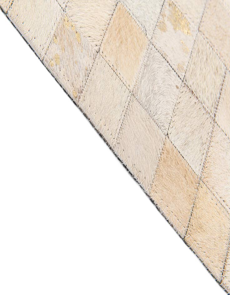 Detail image of  4' 1 x 5' 8 Cowhide Stocks Rug