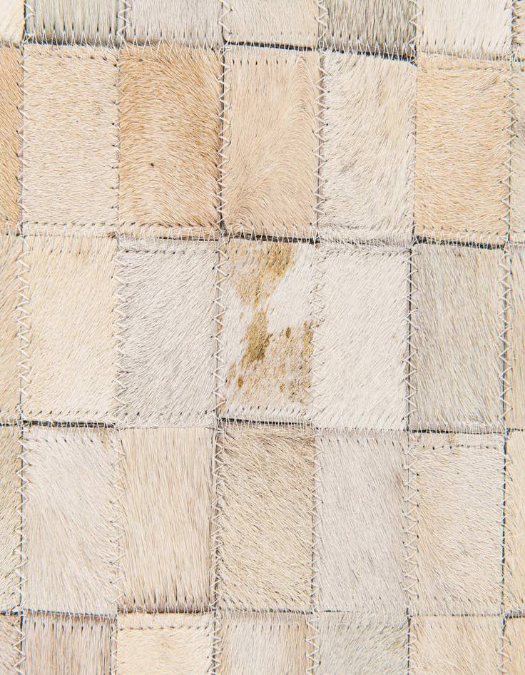 Detail image of  4' 1 x 5' 8 Cowhide Stocks Rug