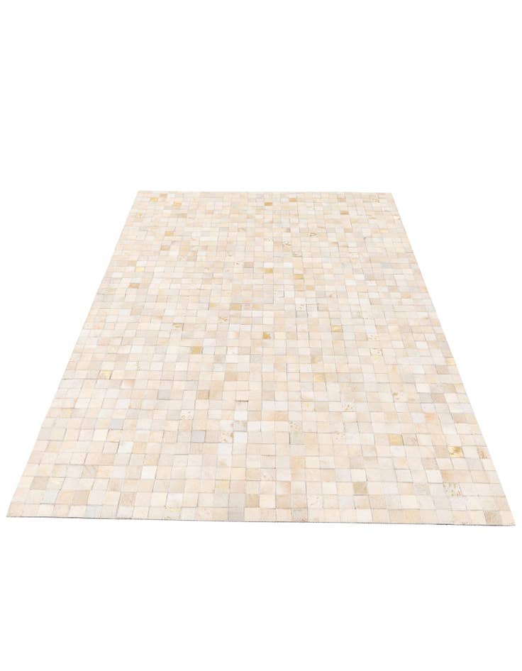 Detail image of  4' x 5' 8 Cowhide Stocks Rug