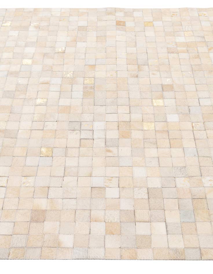 Detail image of  4' x 5' 8 Cowhide Stocks Rug