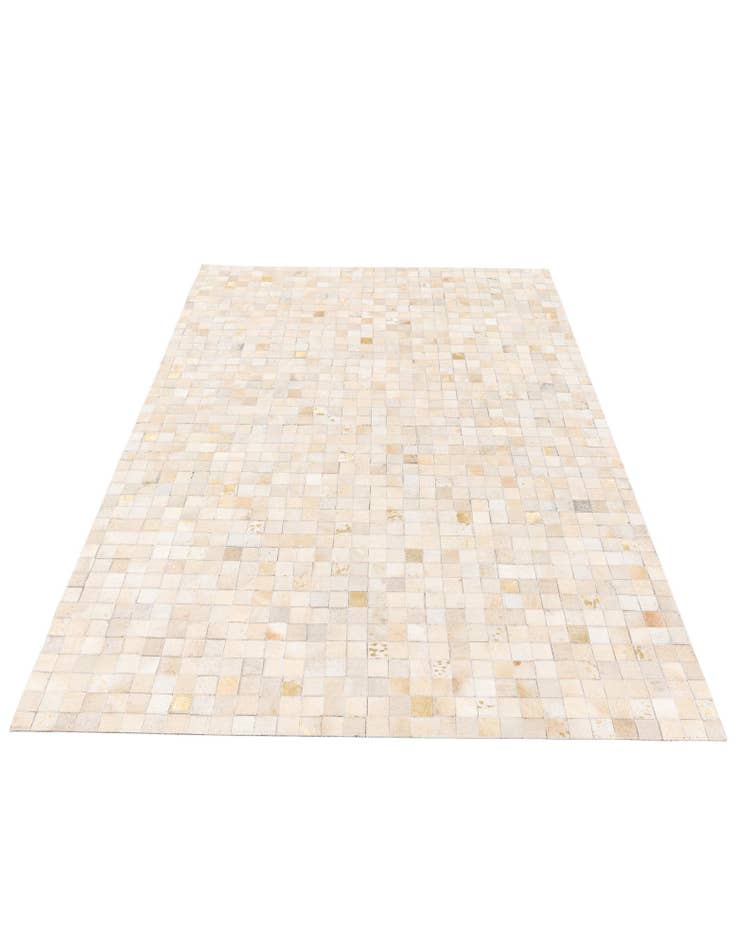 Detail image of  4' x 5' 7 Cowhide Stocks Rug