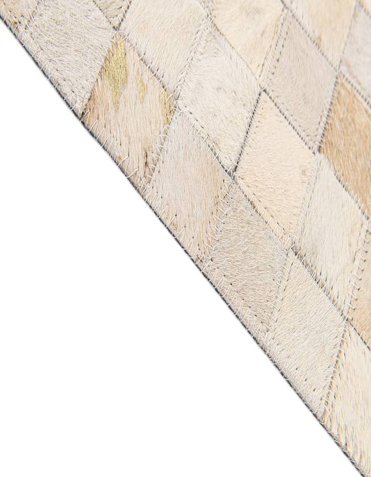 Detail image of  4' x 5' 7 Cowhide Stocks Rug