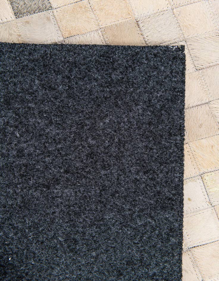 Detail image of  4' x 5' 7 Cowhide Stocks Rug