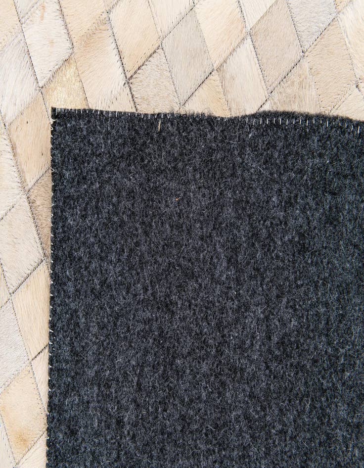 Detail image of  4' x 5' 8 Cowhide Stocks Rug