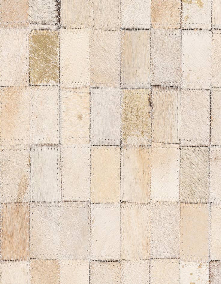 Detail image of  4' x 5' 8 Cowhide Stocks Rug