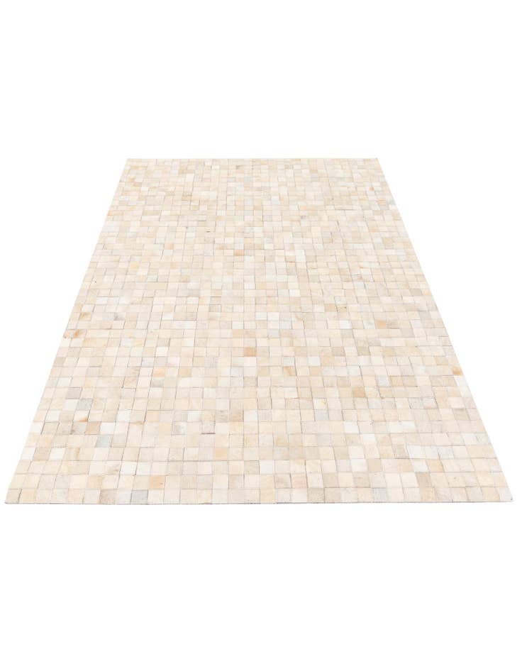 Detail image of  4' 1 x 5' 8 Cowhide Stocks Rug