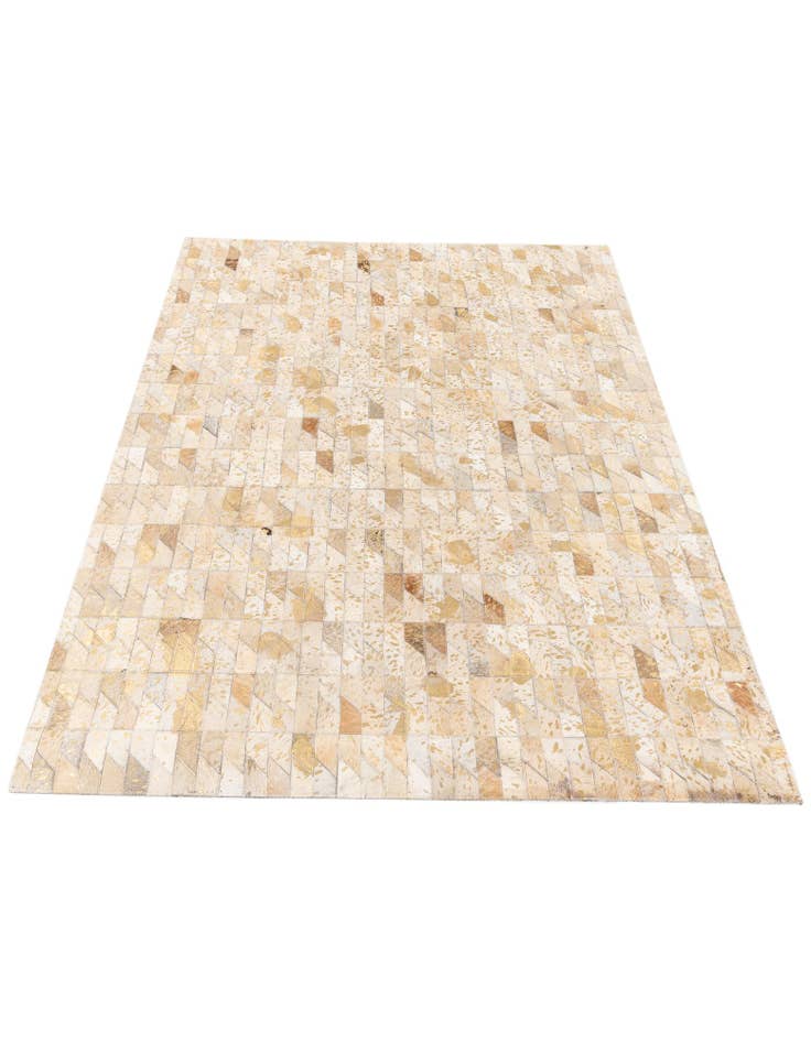 Detail image of  4' x 5' 2 Cowhide Stocks Rug