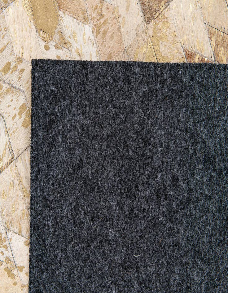 Detail image of  4' x 5' 2 Cowhide Stocks Rug