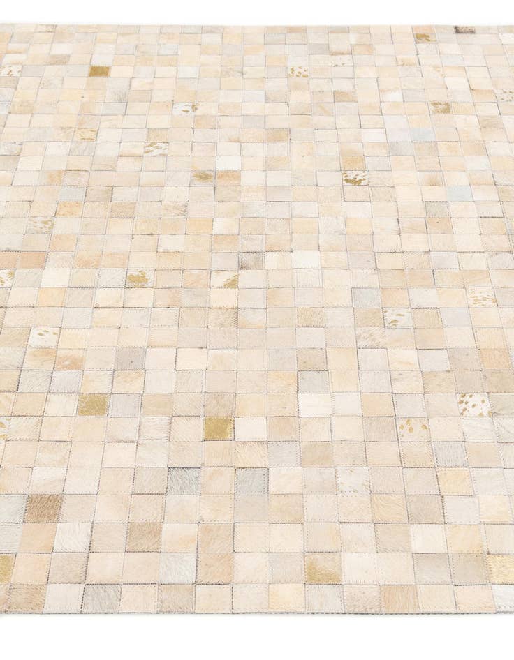 Detail image of  4' x 5' 8 Cowhide Stocks Rug