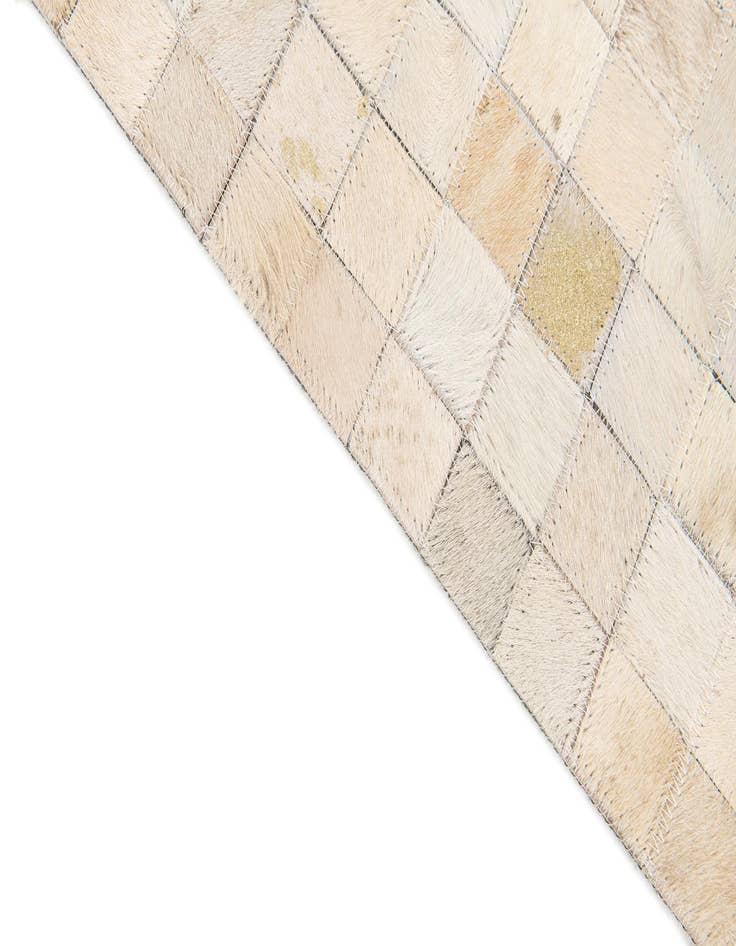 Detail image of  4' 1 x 5' 8 Cowhide Stocks Rug