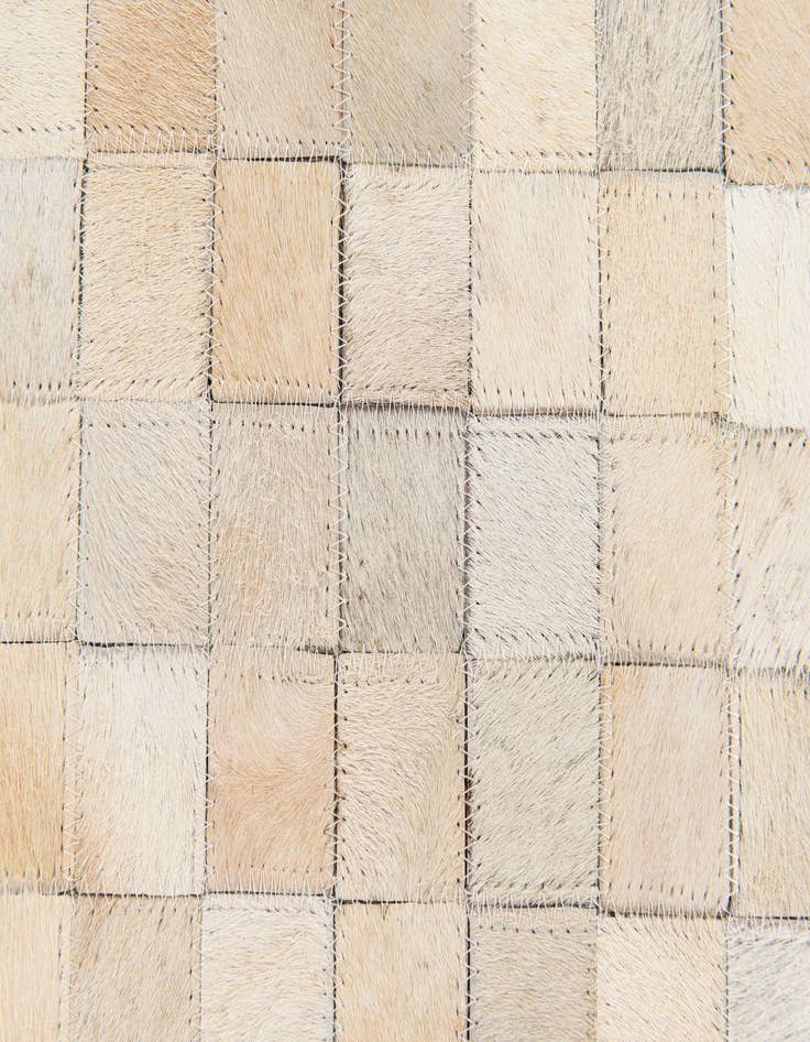 Detail image of  4' 1 x 5' 8 Cowhide Stocks Rug