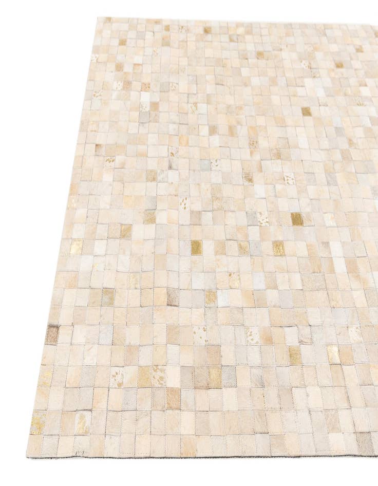 Detail image of  4' x 5' 8 Cowhide Stocks Rug