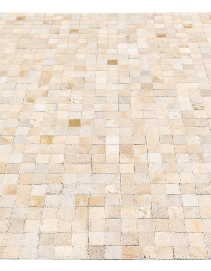 Detail image of  4' x 5' 8 Cowhide Stocks Rug