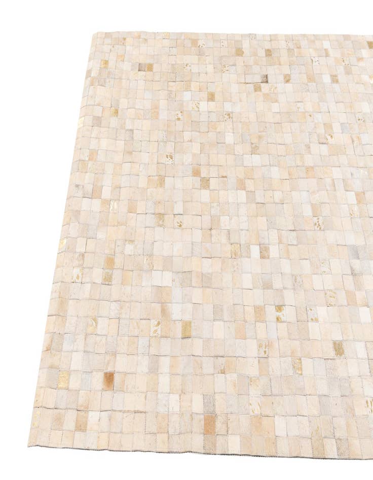 Detail image of  4' x 5' 7 Cowhide Stocks Rug