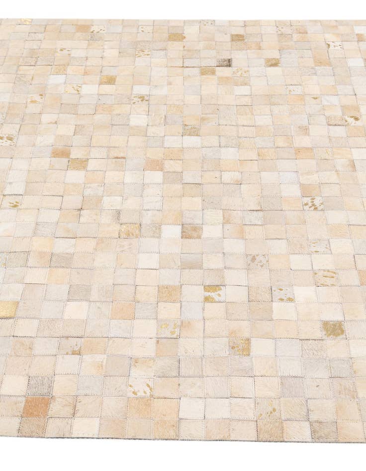 Detail image of  4' x 5' 7 Cowhide Stocks Rug