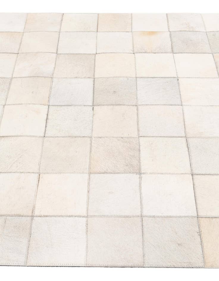 Detail image of  4' x 5' 11 Cowhide Stocks Rug