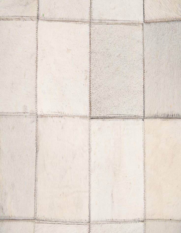 Detail image of  4' x 5' 10 Cowhide Stocks Rug