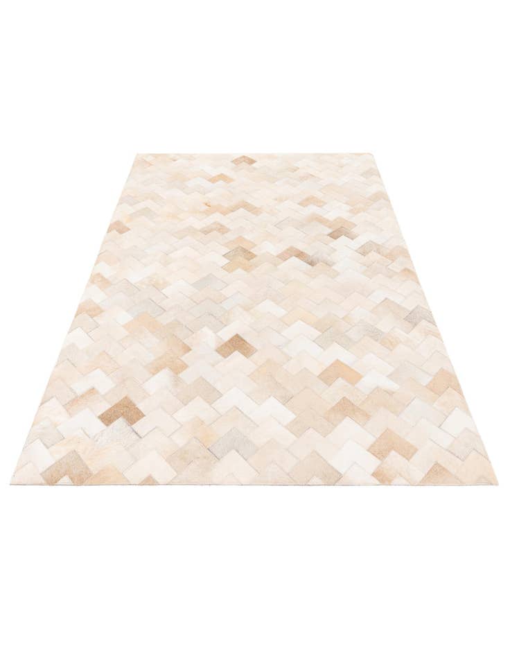 Detail image of  4' 1 x 6' Cowhide Stocks Rug