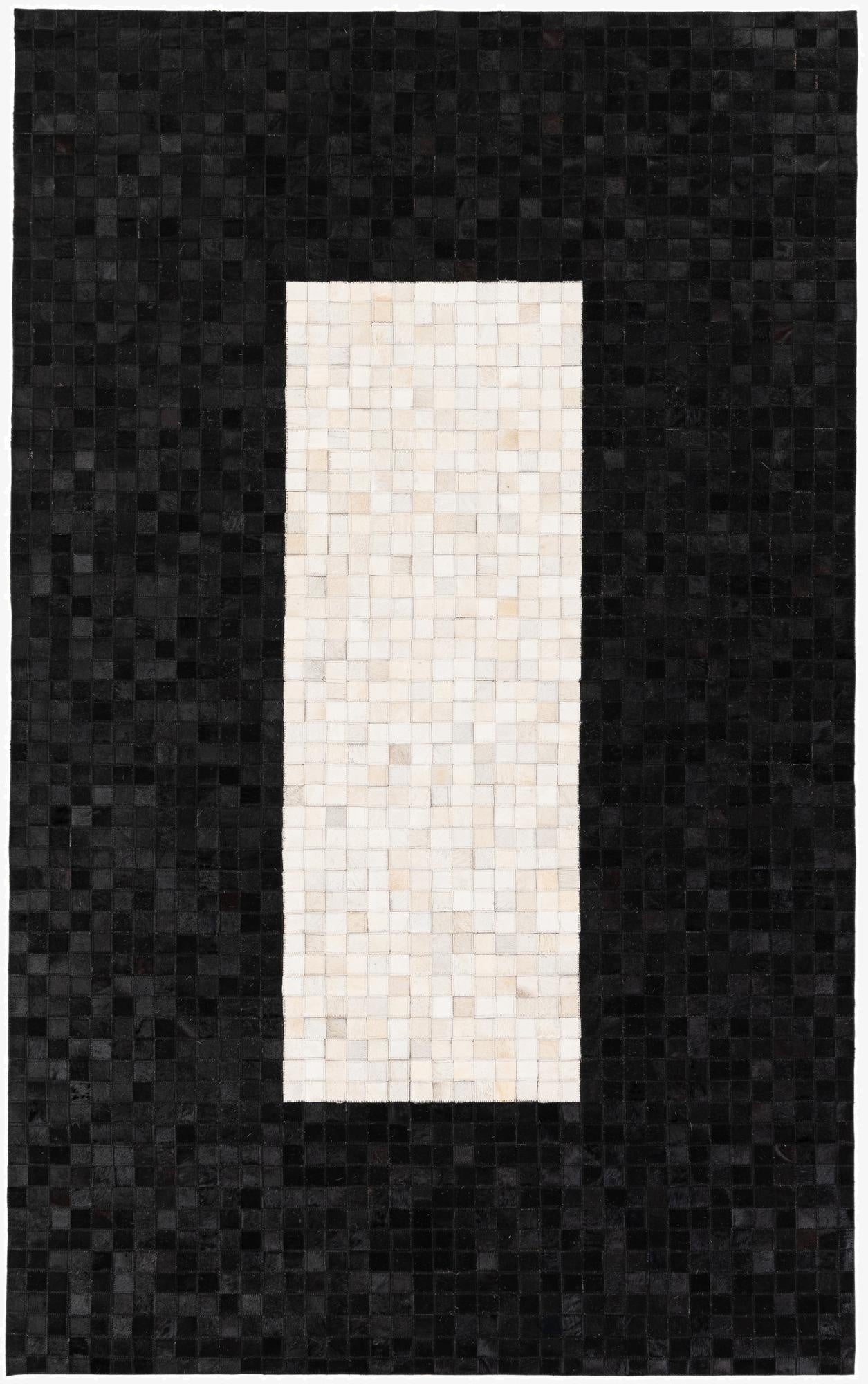  5' x 7' 11 Cowhide Stocks Rug