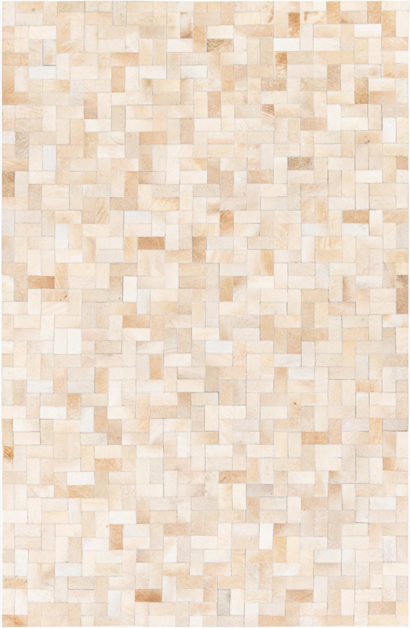  4' 11 x 7' 11 Cowhide Stocks Rug