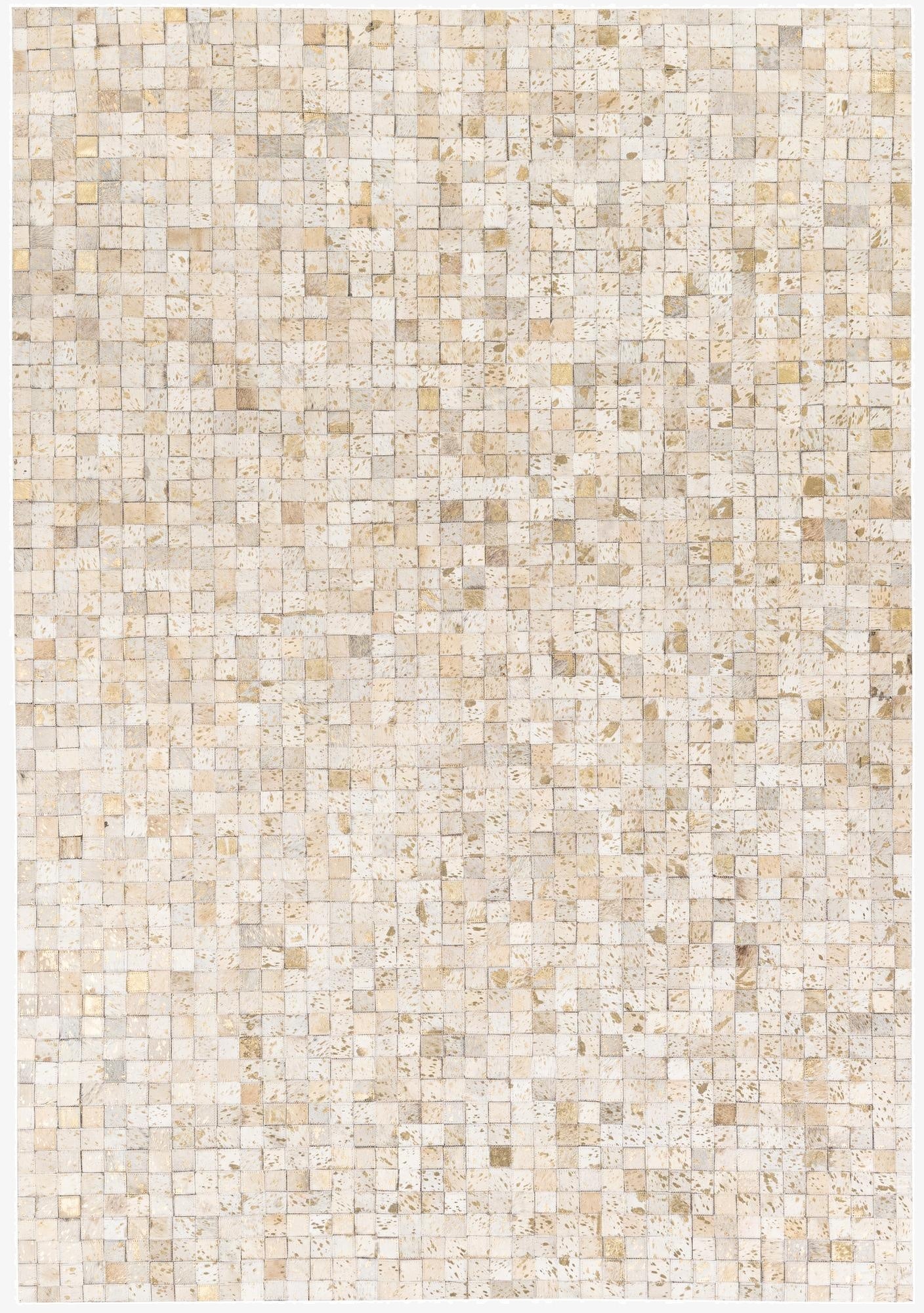  5' 3 x 7' 6 Cowhide Stocks Rug