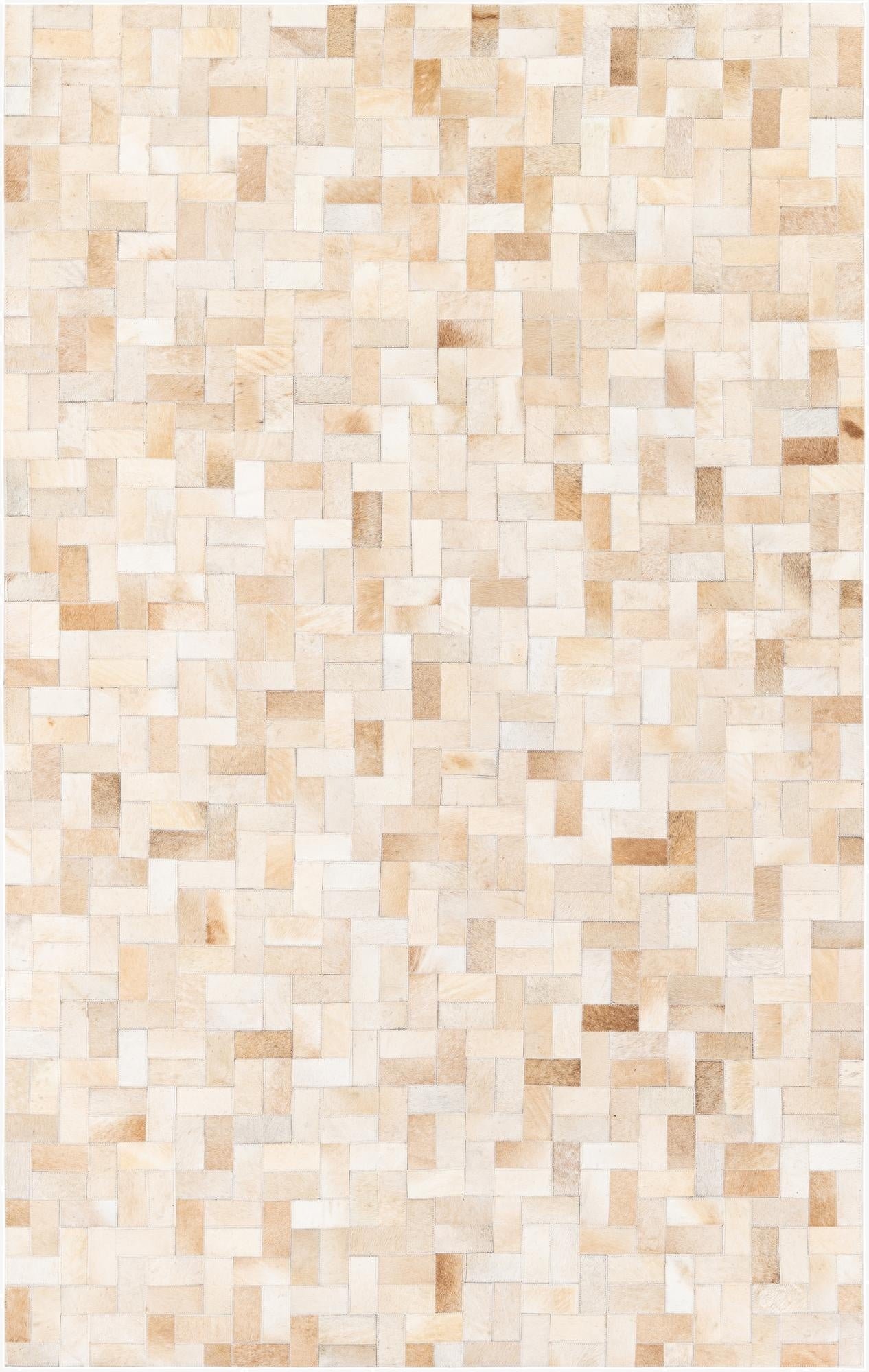  5' x 7' 11 Cowhide Stocks Rug