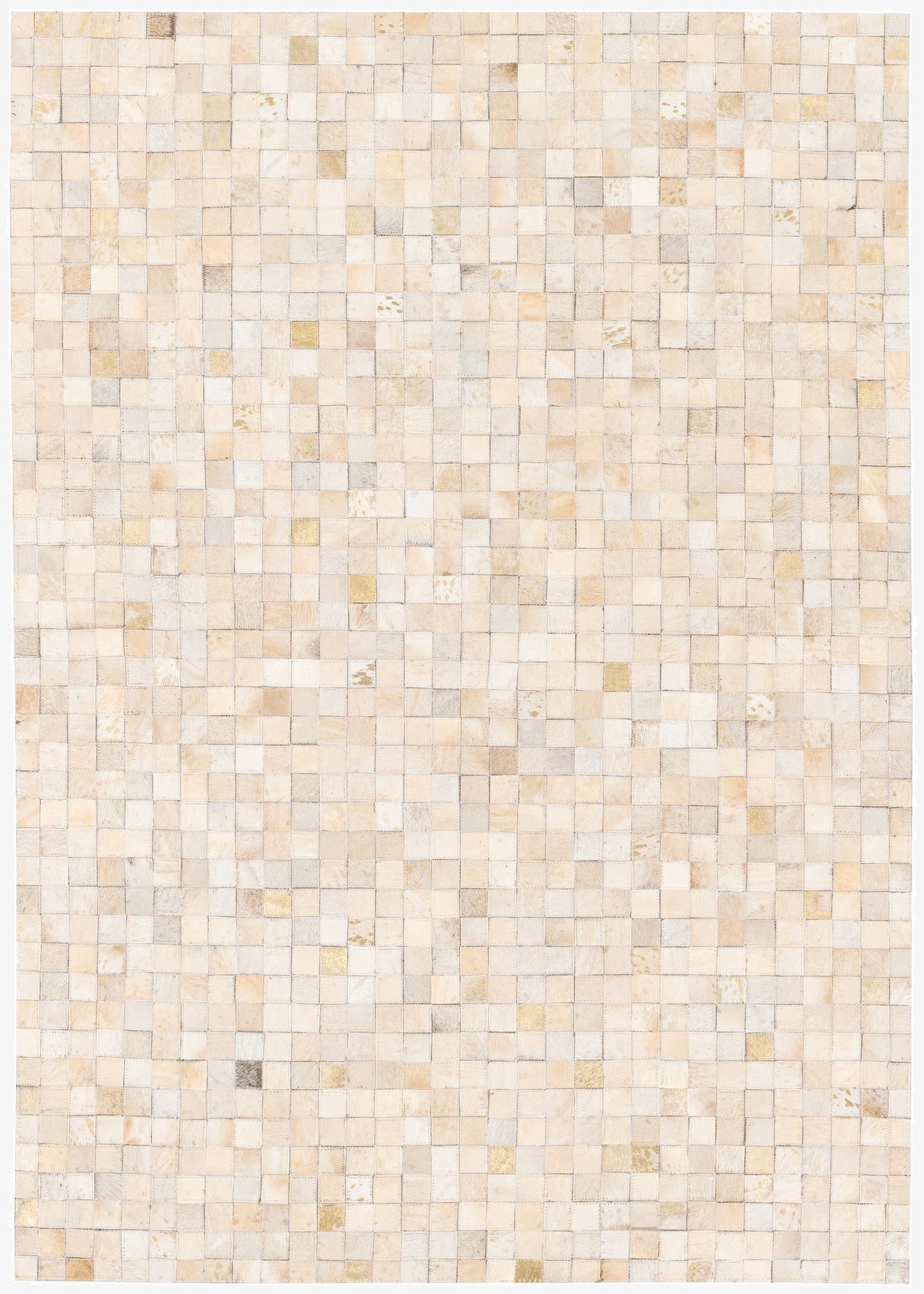  4' x 5' 8 Cowhide Stocks Rug