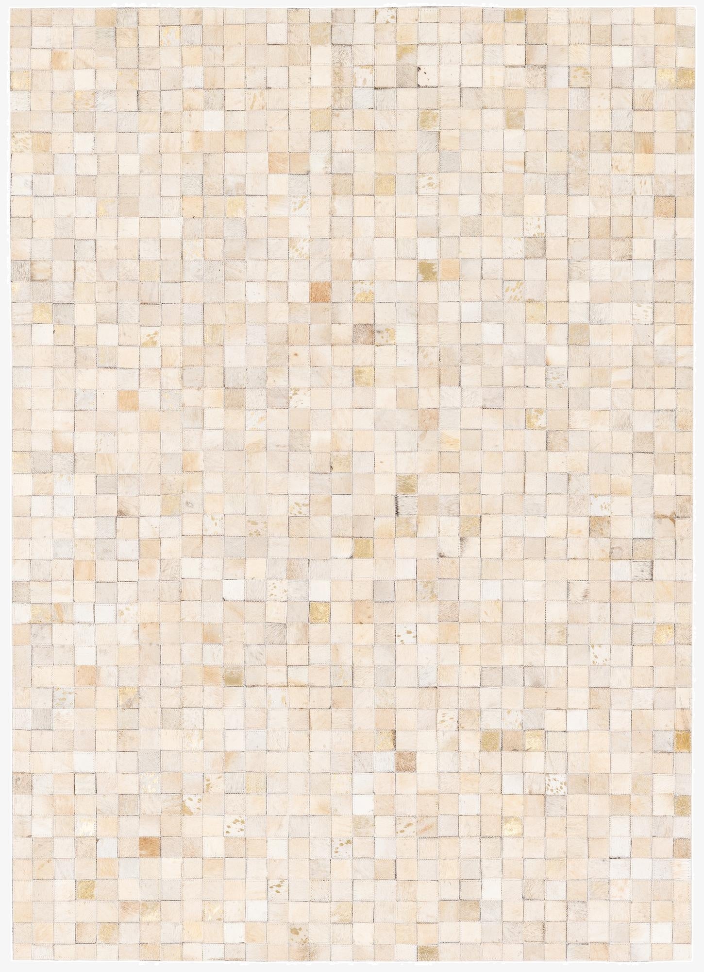  4' x 5' 8 Cowhide Stocks Rug