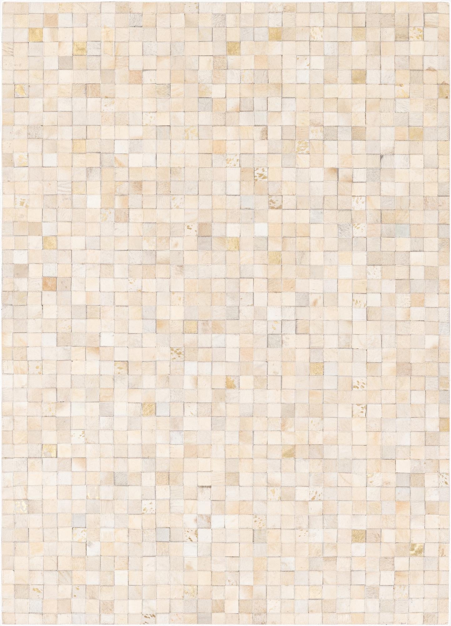  4' x 5' 8 Cowhide Stocks Rug