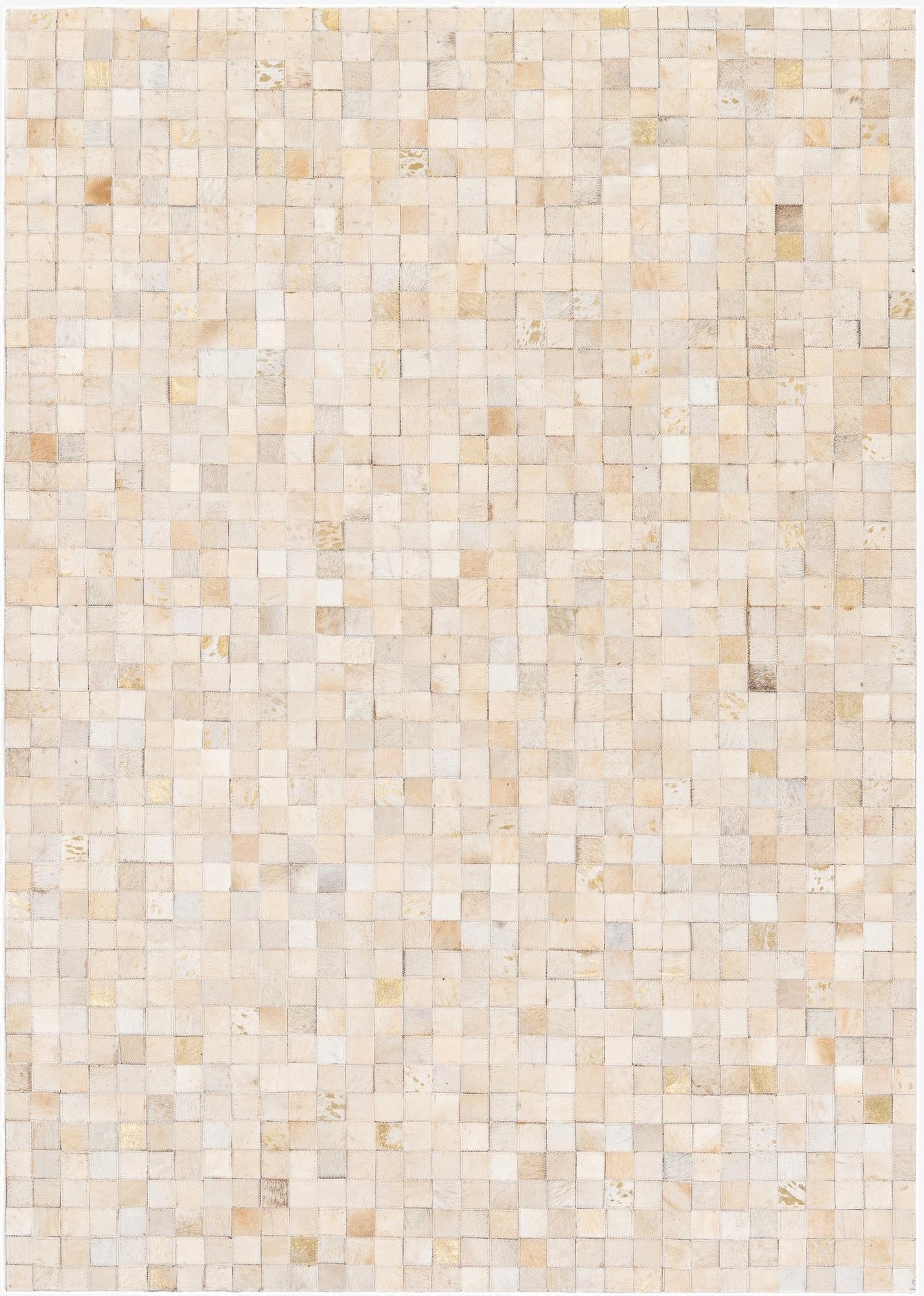  4' x 5' 7 Cowhide Stocks Rug