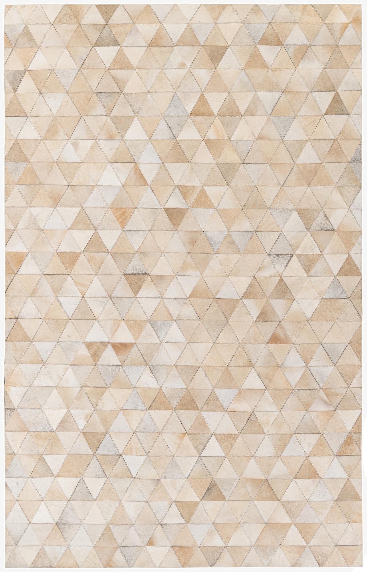  5' 1 x 8' 1 Cowhide Stocks Rug