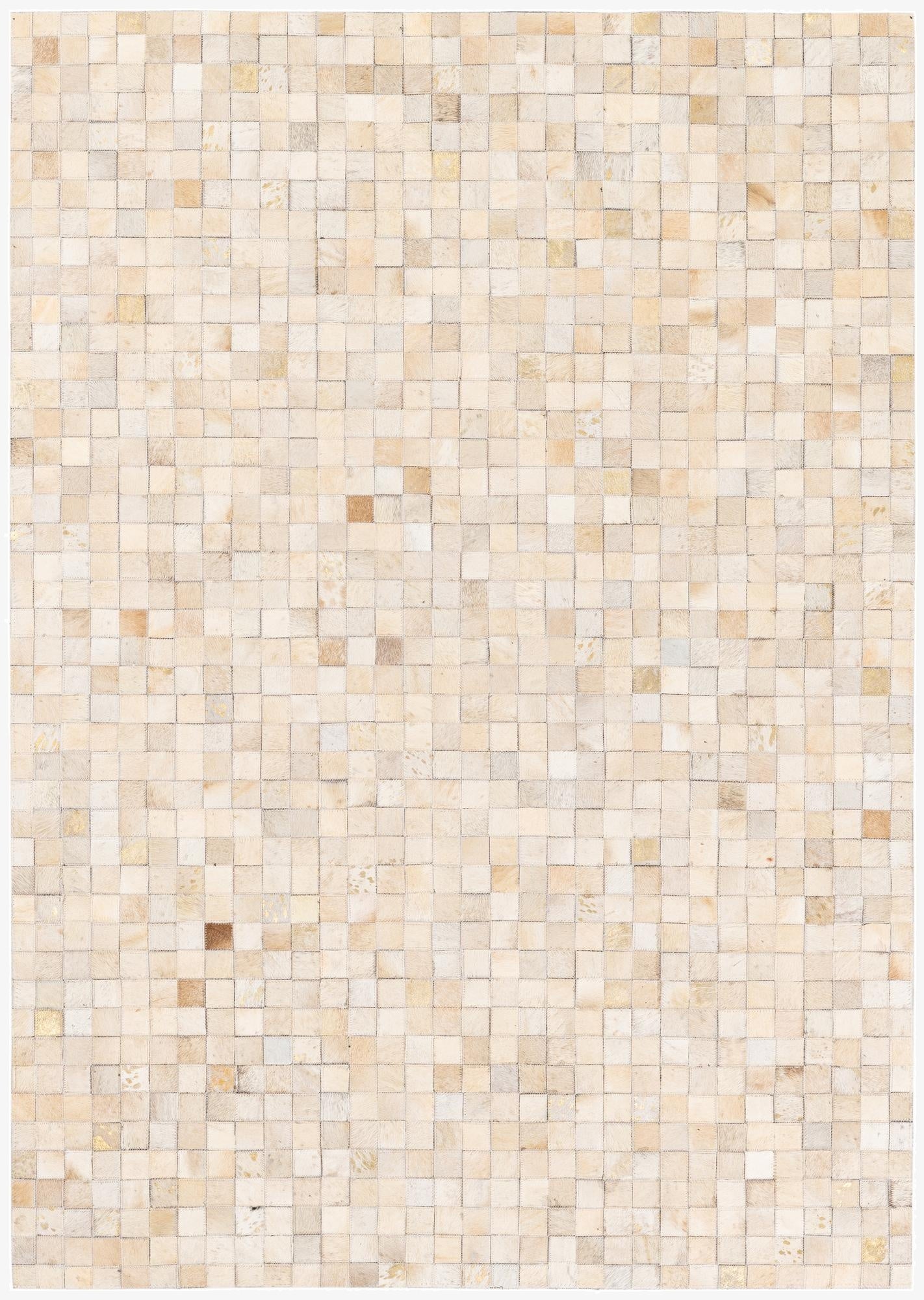  4' x 5' 8 Cowhide Stocks Rug