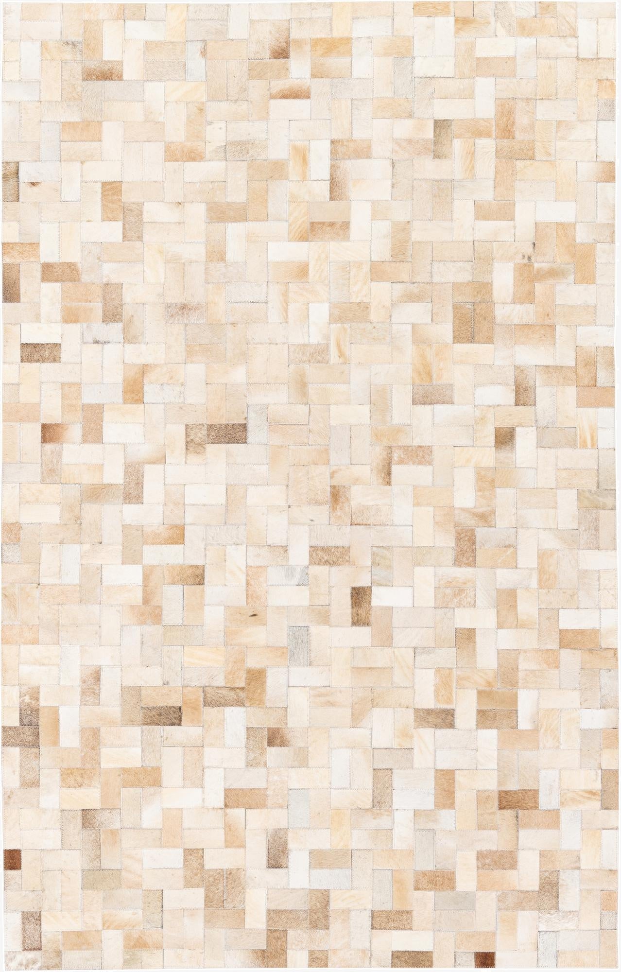  5' x 7' 11 Cowhide Stocks Rug
