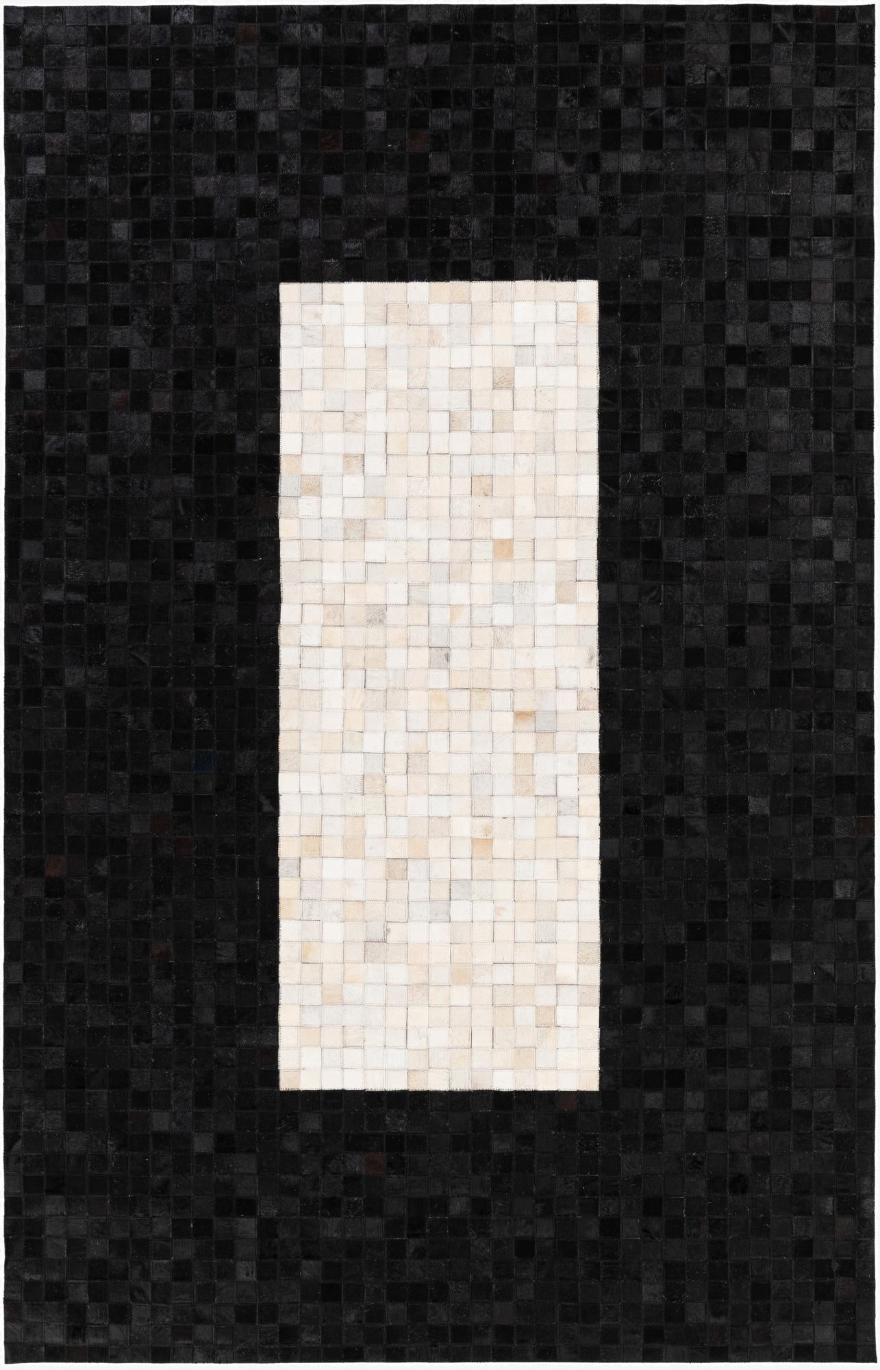  5' 1 x 7' 10 Cowhide Stocks Rug